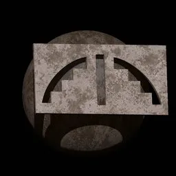 Rokviz Ancient ornament symbol brush