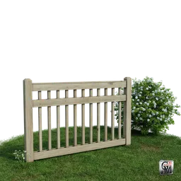 Wooden fence 44