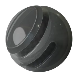 Translucent procedural grey plastic