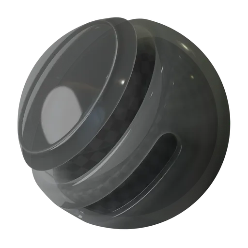 Translucent procedural grey plastic
