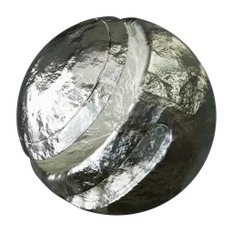 Crumpled Aluminum Foil