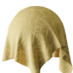 Bed sheet fabric yellow