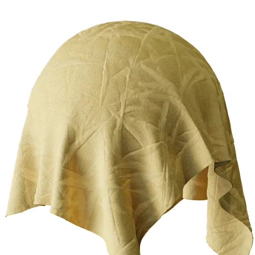 Bed sheet fabric yellow