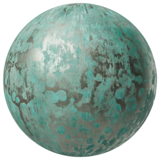 Oxidized Copper Metal