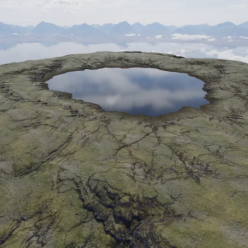 Green Terrain w/ Lake