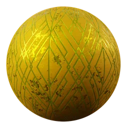 Royal Metal Triangles Orange
