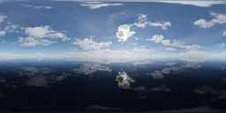 Aerial Day Sky Clouds Landscape