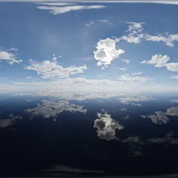 Aerial Day Sky Clouds Landscape