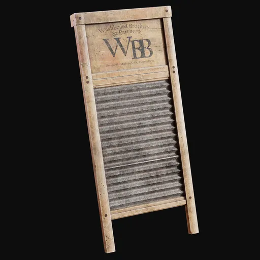 Corrugated Metal Washboard