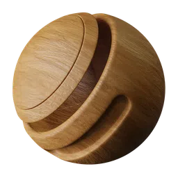 Realistic Procedural Wood PBR texture for 3D artists, suitable for Blender and other 3D applications.