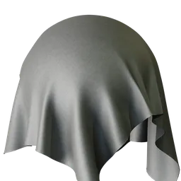 Plain Grey Velvet