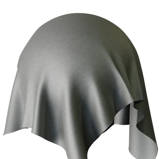 Plain Grey Velvet