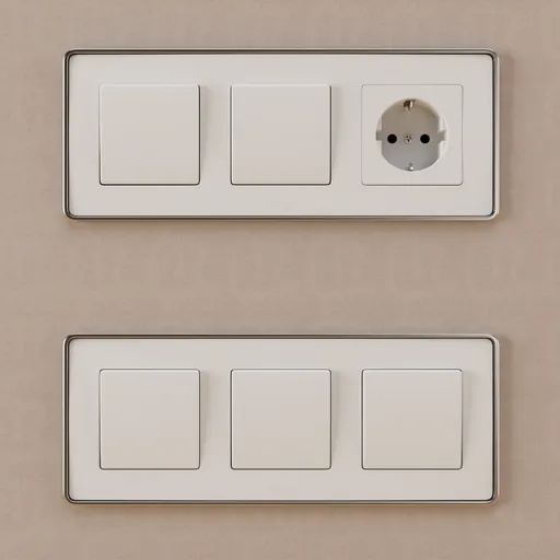 Set switch & socket Simon 82