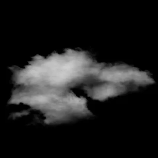 Realistic atmospheric 3D fog/cloud element, suitable for adding depth to Blender scenes, with animated noise texture.
