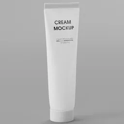 Cream Tube Mockup