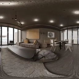 EarthToned Modern Living Room