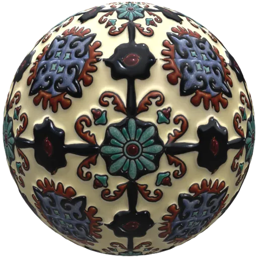 Cream Cross Talavera Tile