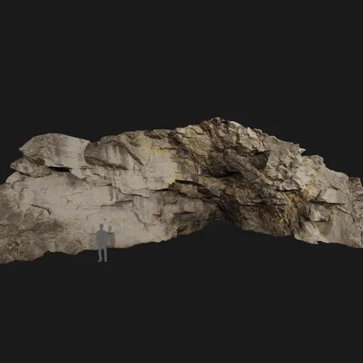 Limestone rock cave
