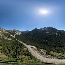 Road in Mountain Pass