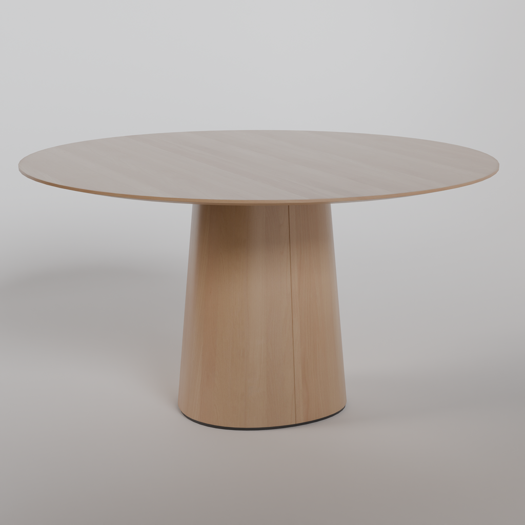 P.O.V. Table 462 B0 - natural varnish | Tables models | BlenderKit