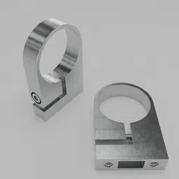 Pipe clamp for Ø 48.3 mm