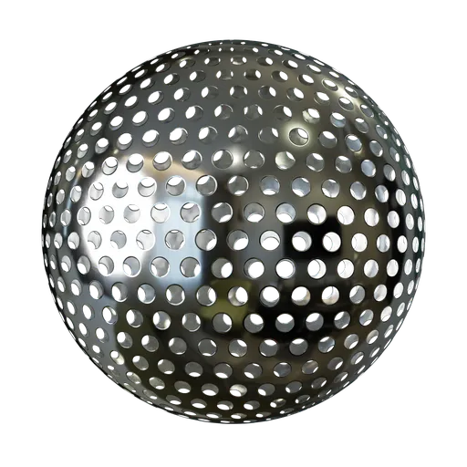 Perforated Metal - 60° Staggered