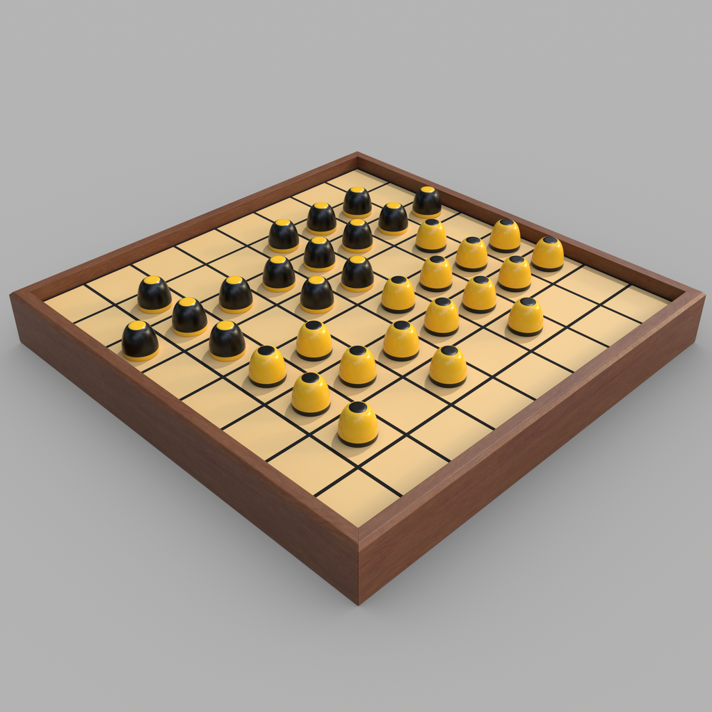 BlenderKit | Download the FREE Dama Board Game model