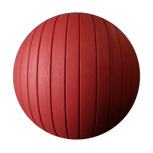Detailed red wooden panelling 2K PBR texture suitable for Blender 3D and other rendering software.
