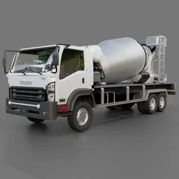 Isuzu FVZ Concrete Truck(Rigged)
