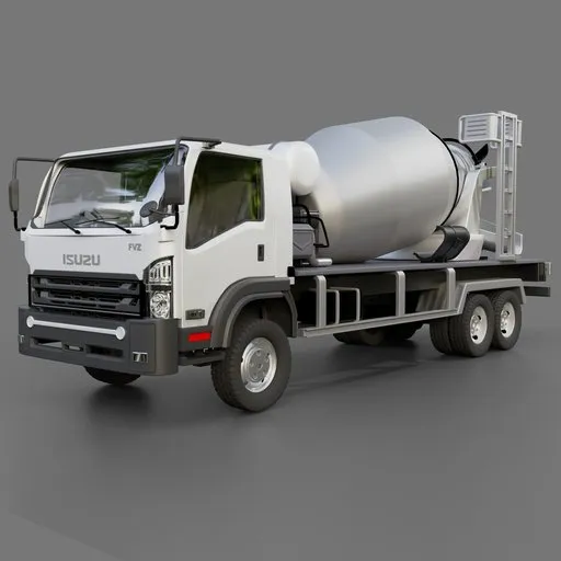 Isuzu FVZ Concrete Truck(Rigged)