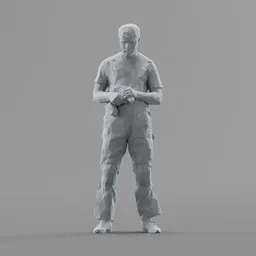 Lowpoly Car Mechanic