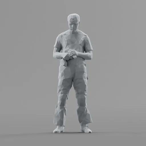 Lowpoly Car Mechanic