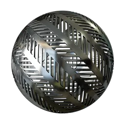 Polished Metal Grate