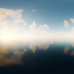 Bright Cloudy Sky Sunset