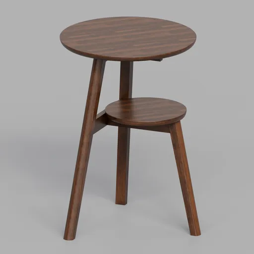 2-Tier Round Side Table