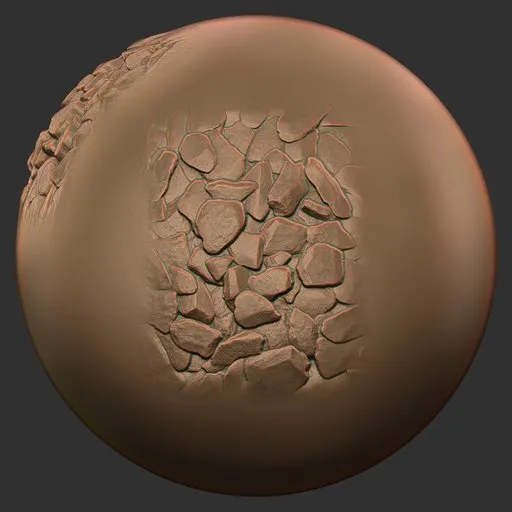 Gravel Brush Broken Crack