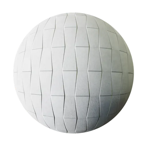 Geometric Trapezoid Concrete Panels