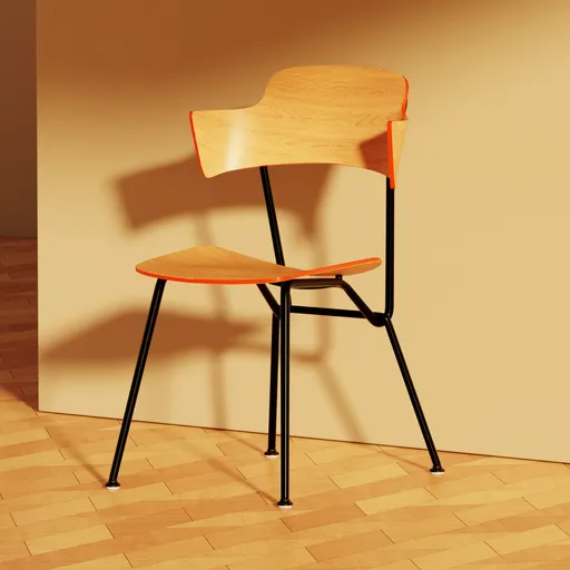 Strain Chair With Armrests