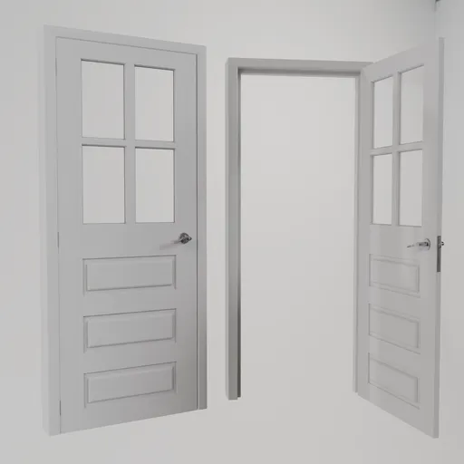 Door with Glass