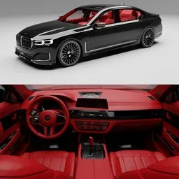 Bmw 7 Alpine+Interior