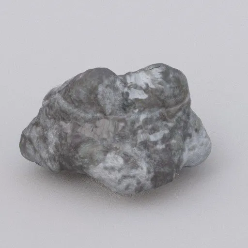 High-quality realistic 3D stone model for Blender, suitable for environmental design.