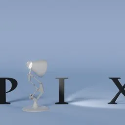Pixar Lamp Animation Scene