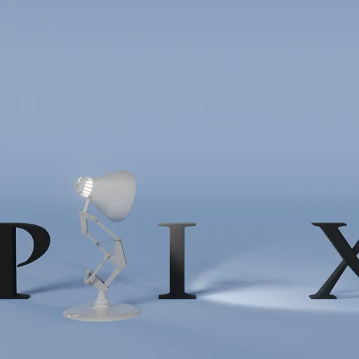 Pixar Lamp Animation Scene