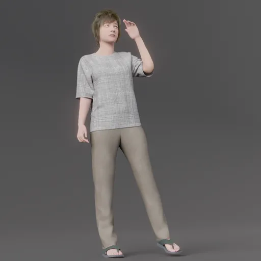 Daily female human Tousled Short Hair