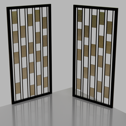 Partition | metal w/frosted glass