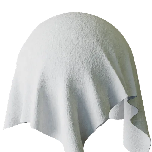 White Felt Fabric