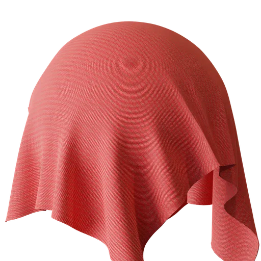 Coral Red Fabric