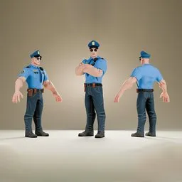 Police Officer Character Police Cop