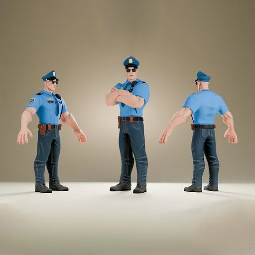 Police Officer Character Police Cop