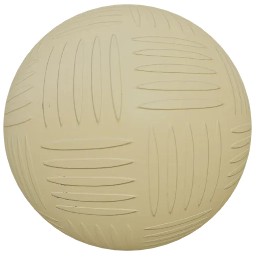 High-resolution PBR texture for 3D rendering with gold-colored antislip pattern, compatible with Blender and other 3D software.